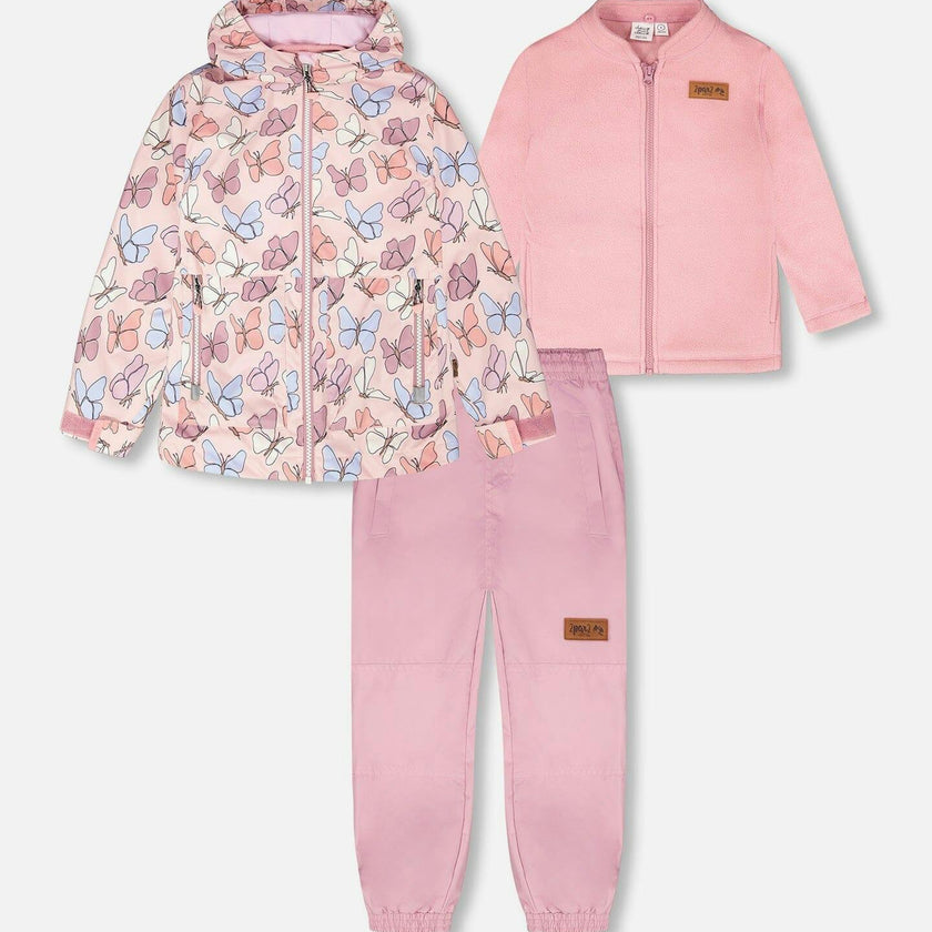 3-In-1 Two-Piece Mid-Season Outerwear Set