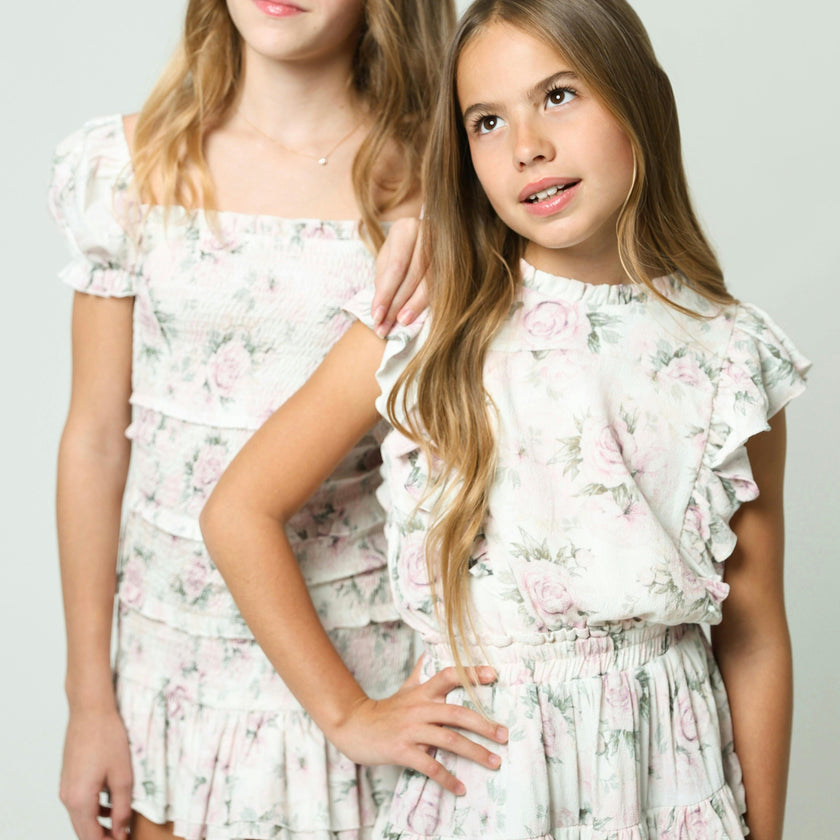 Milou Dress in Dusty Rose