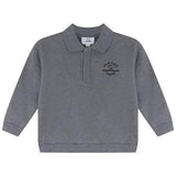 French Fleece Spandex Polo Sweatshirt