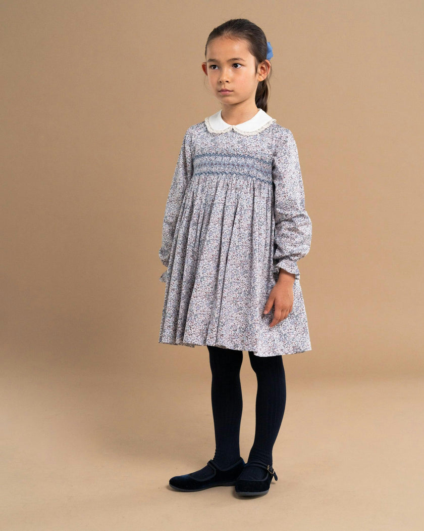 Jujube Dress Blue Plum Liberty