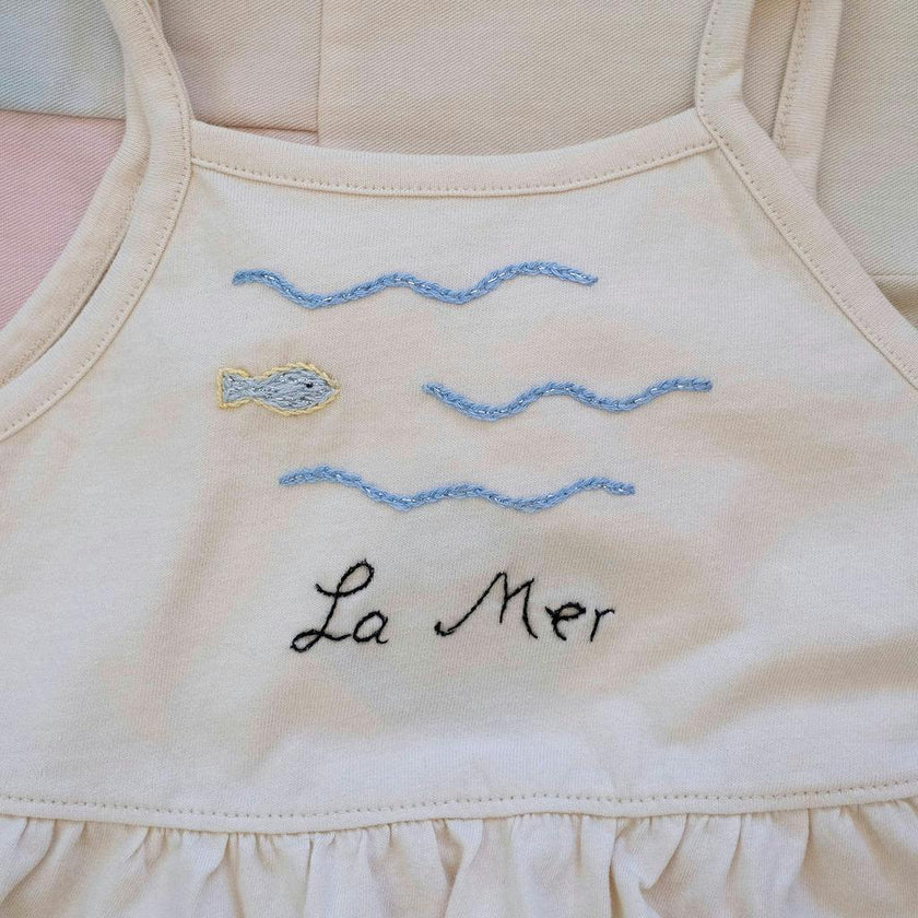 Wide-Leg Pant Set in La Mer