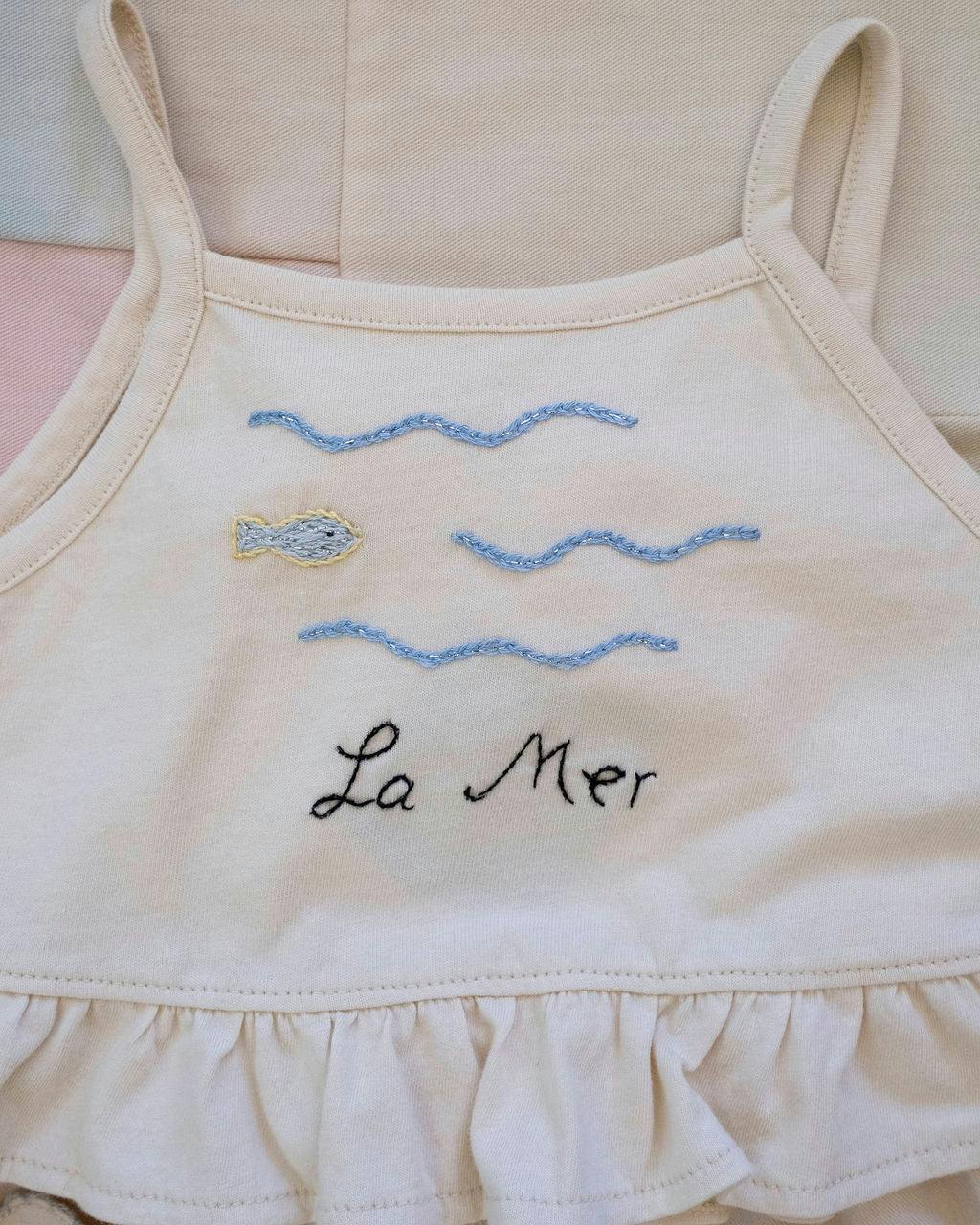 Wide-Leg Pant Set in La Mer
