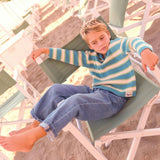 Blue Leonard Sweater
