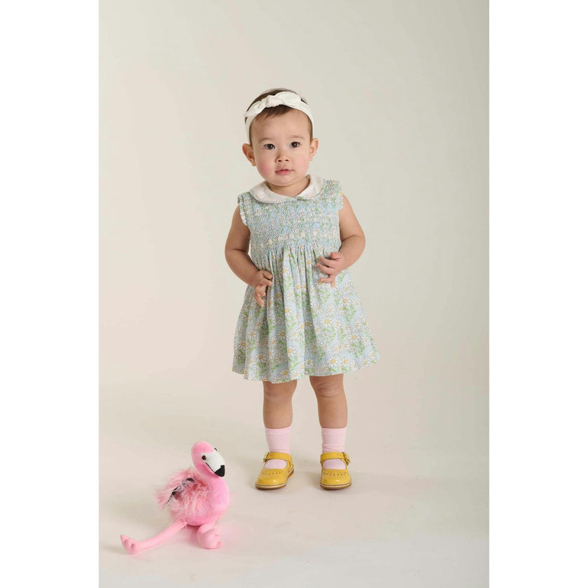 Hand-Smocked Baby Dress - Calista