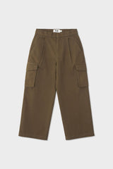Organic Cotton Wide Leg Cargo Pant