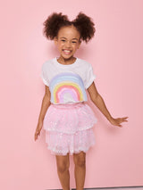 Sequin Party Tiered Skirt
