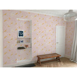 Papier peint KITSUNE coloris Rose