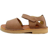 Mavis Leather Velcro Sandal, Brown