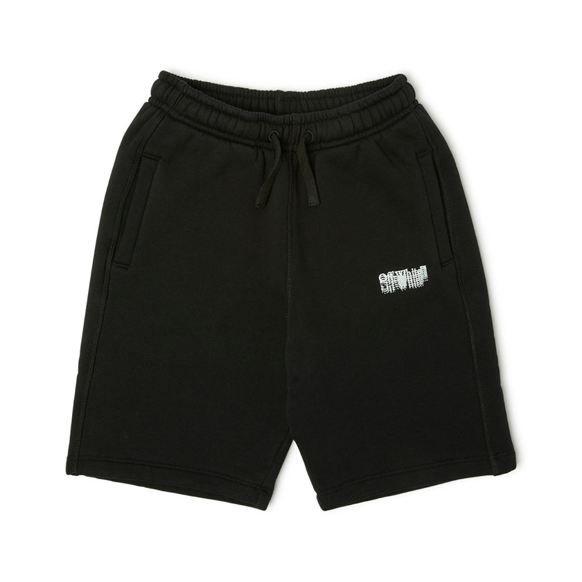 Black Big Bookish Stamp Sweatshorts