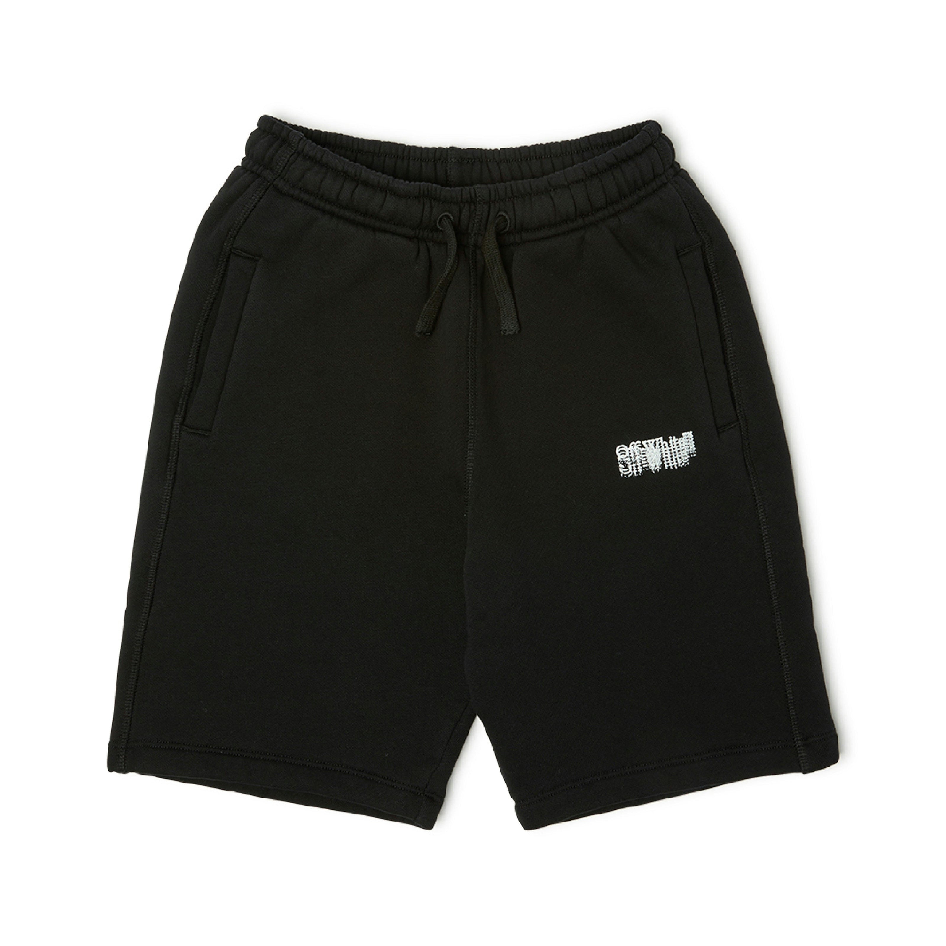 Black Big Bookish Stamp Sweatshorts