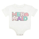 Mermaid Patch Short Sleeve Romper