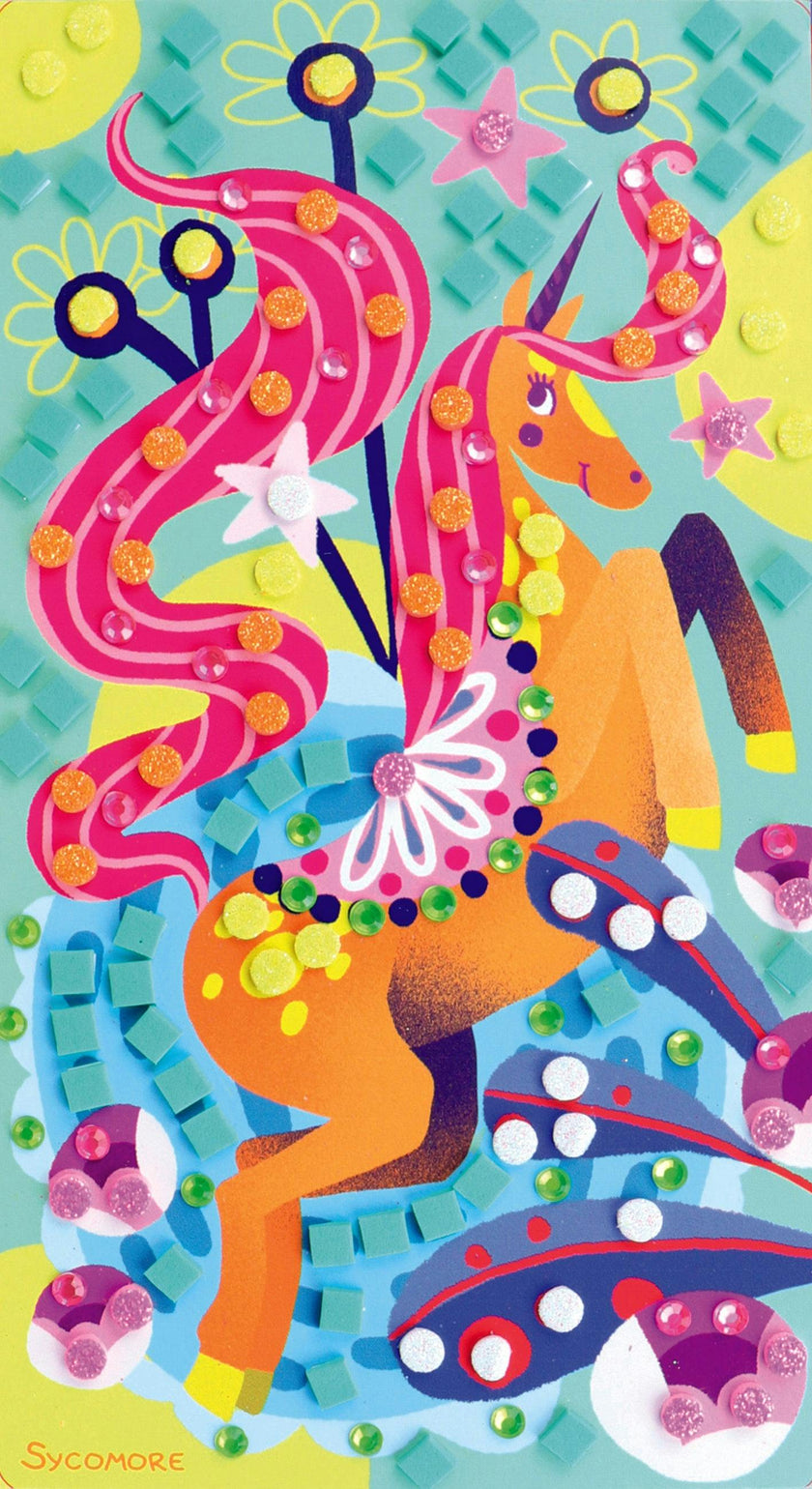 Stick'N Fun - XS Mosaics Unicorns - 5y+
