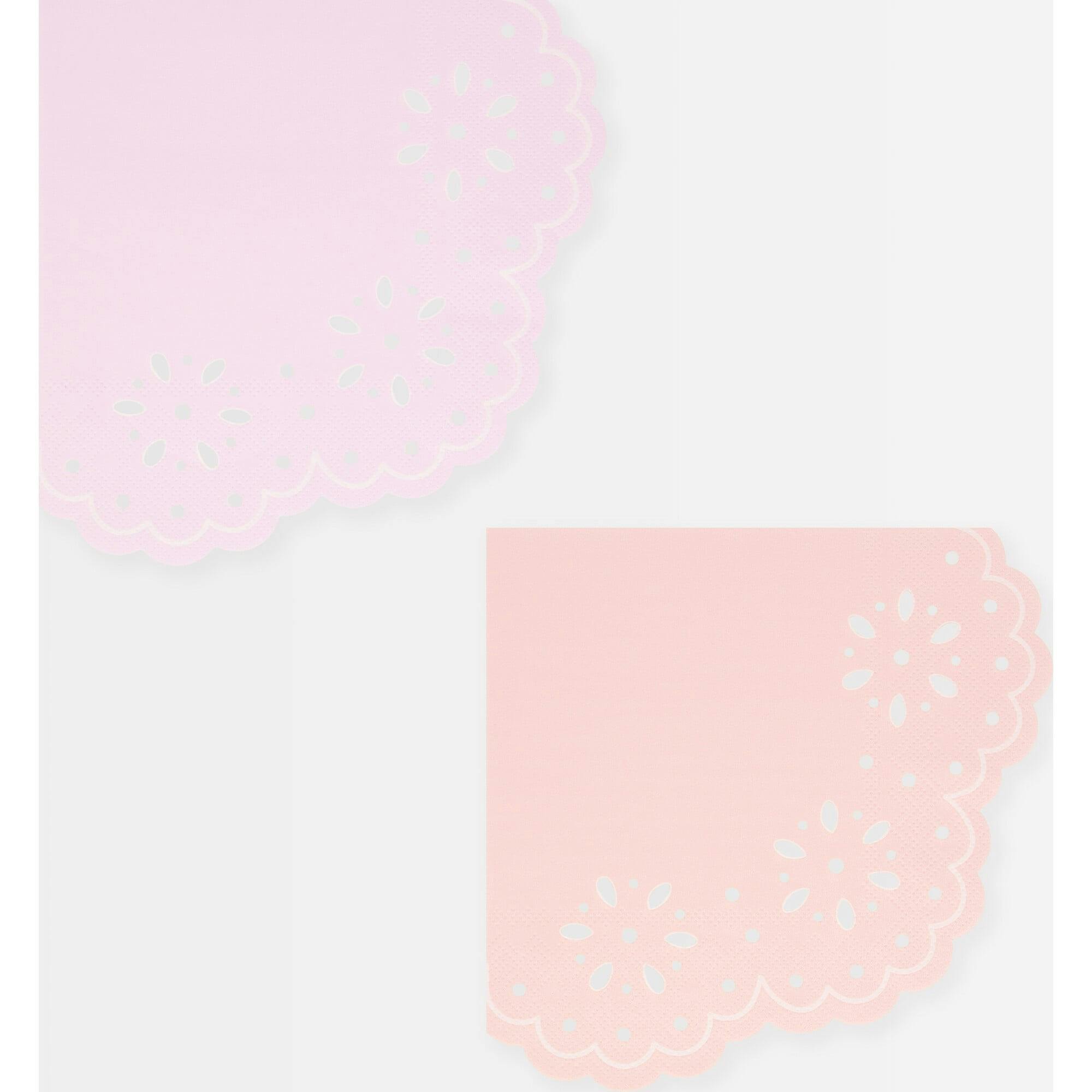 Broderie Anglaise Lace Multi Large Napkins