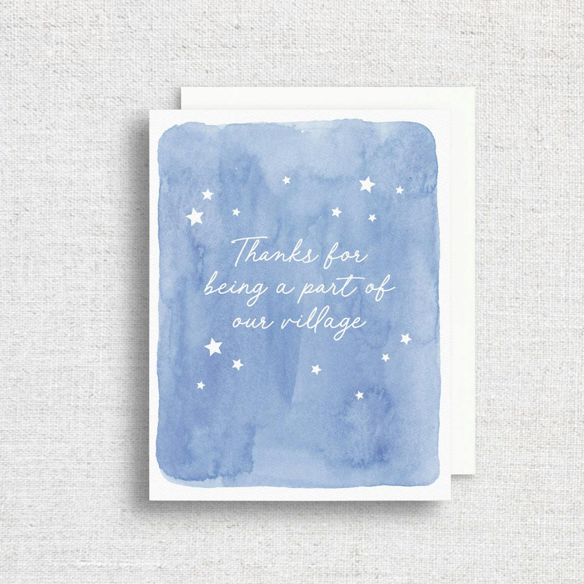 Thank for Being a Part of Our Village Greeting Card
