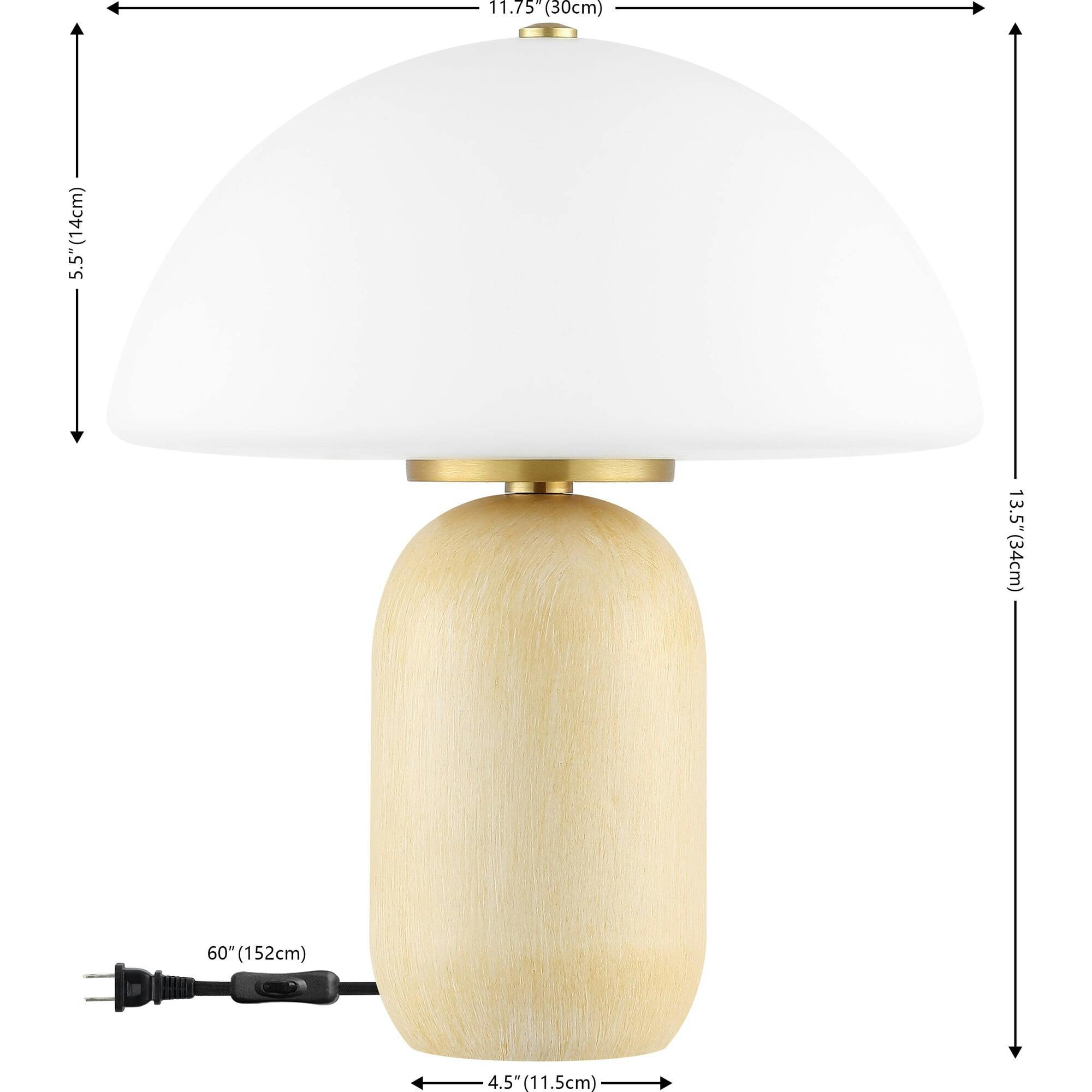 Fabio 13.5-Inch Table Lamp