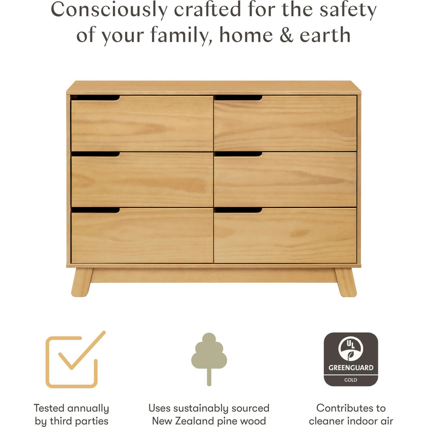 Hudson 6-Drawer Assembled Dresser (48")