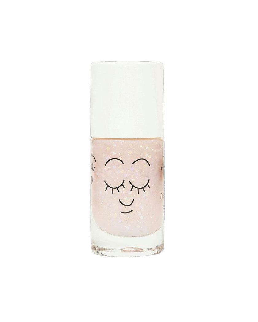 Nail Polish for Kids GLITTER SINGLE POLLY Light Pink Glitter