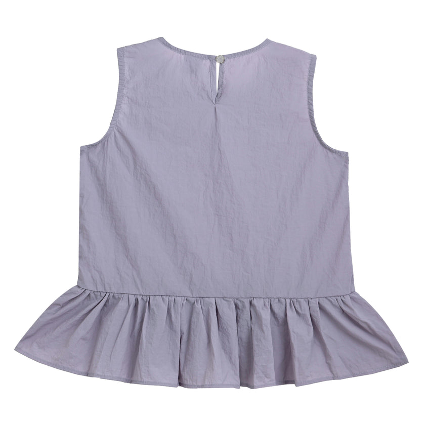 Purple Ruffle Top & Jacket Duo