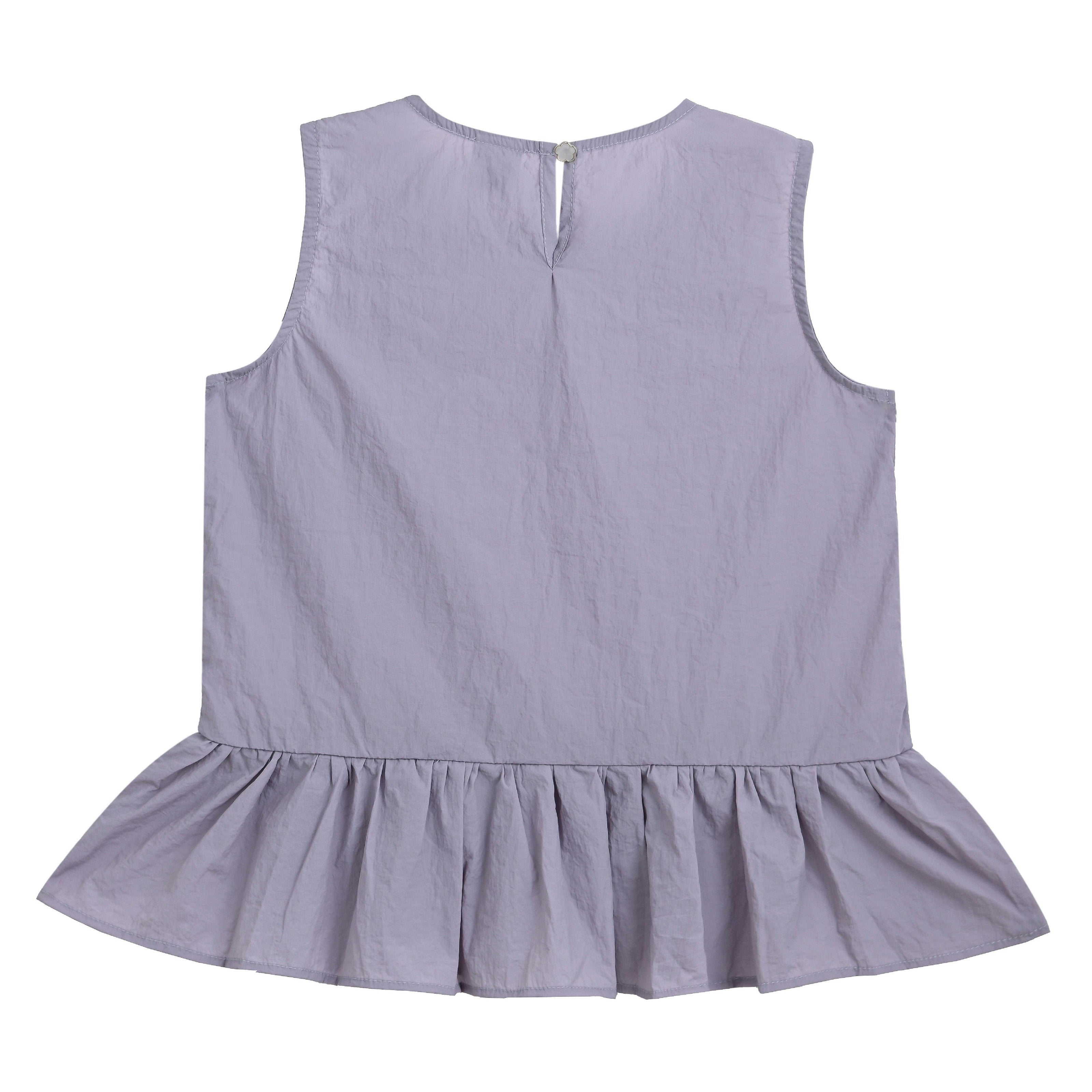 Purple Ruffle Top & Jacket Duo