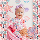 Cute as Shell Ruffle Footie Snoozer