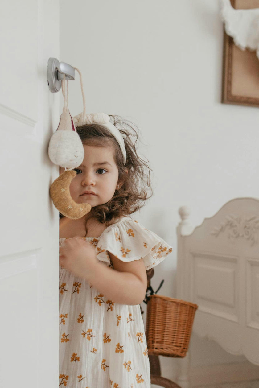 Haven | Organic Muslin Flare Dress | Ecru