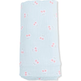Tiny Cherry Stripe - Swaddle Blanket