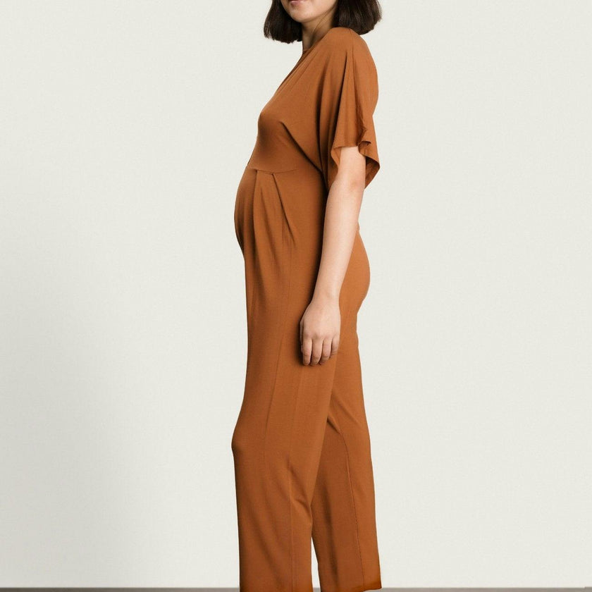 Women's Maternity Filipa V-Neck Short Sleeve Jumpsuit