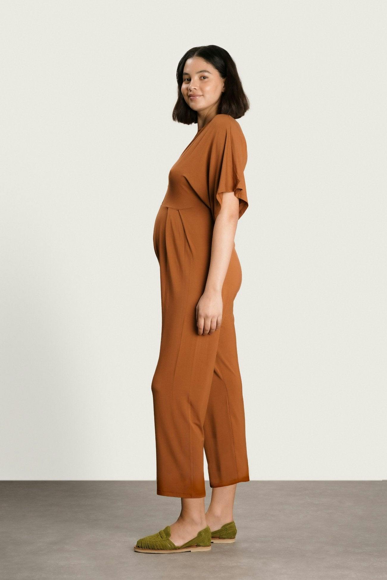 Women's Maternity Filipa V-Neck Short Sleeve Jumpsuit