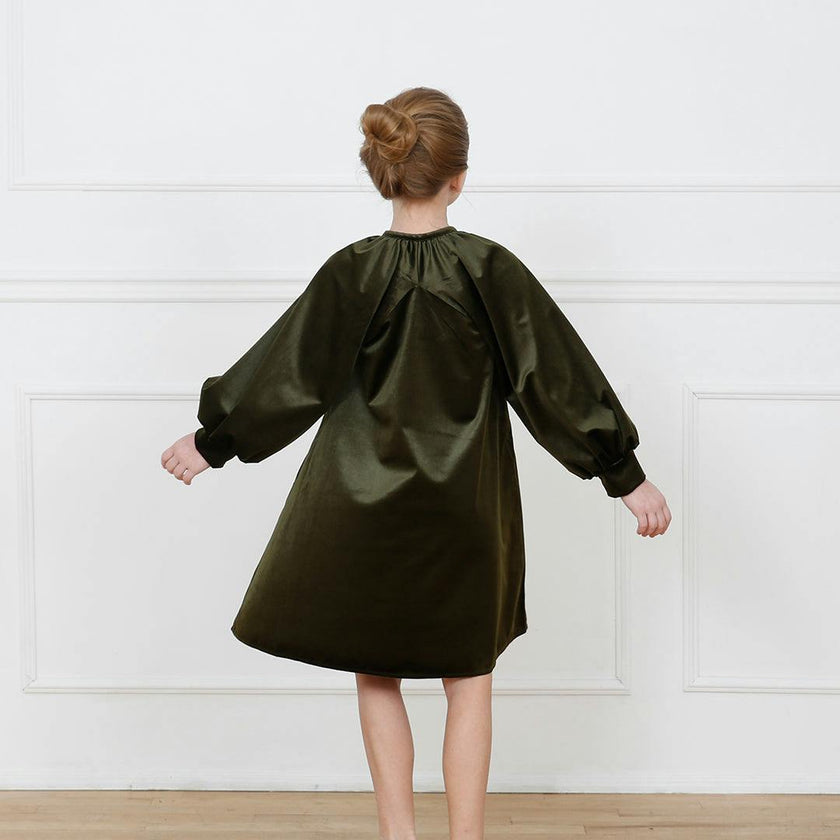 Florence dress (olive green)