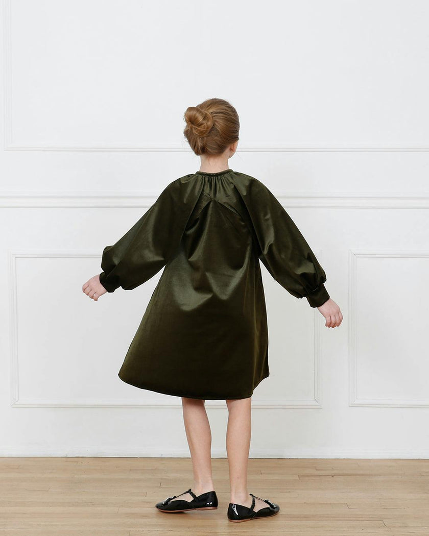 Florence dress (olive green)
