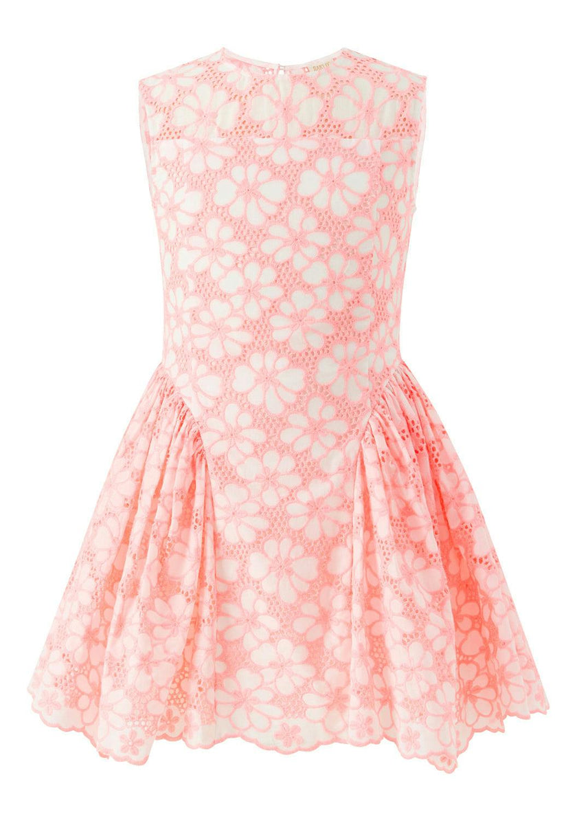 Holly Cotton Embroidered Mini Dress