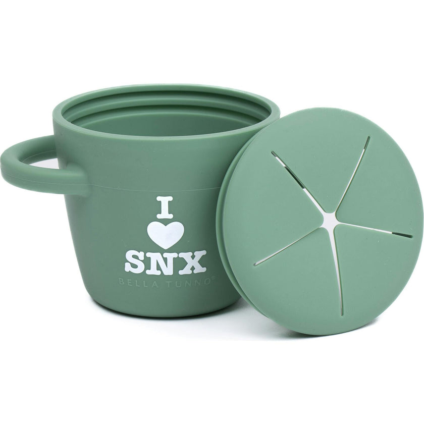 I love SNX Happy Silicon Snacker Cup With Lid