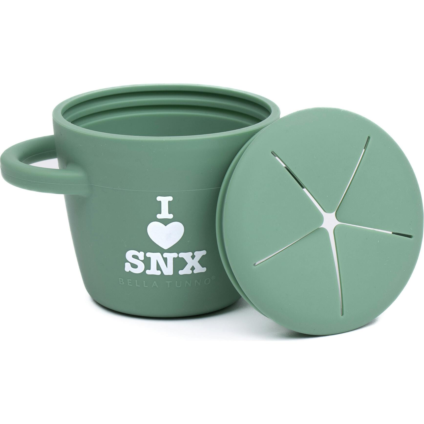 I love SNX Happy Silicon Snacker Cup With Lid