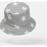 Stars Print Chin Strap Rain Bucket Hat