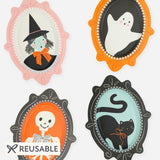 Halloween Portrait Reusable Plates