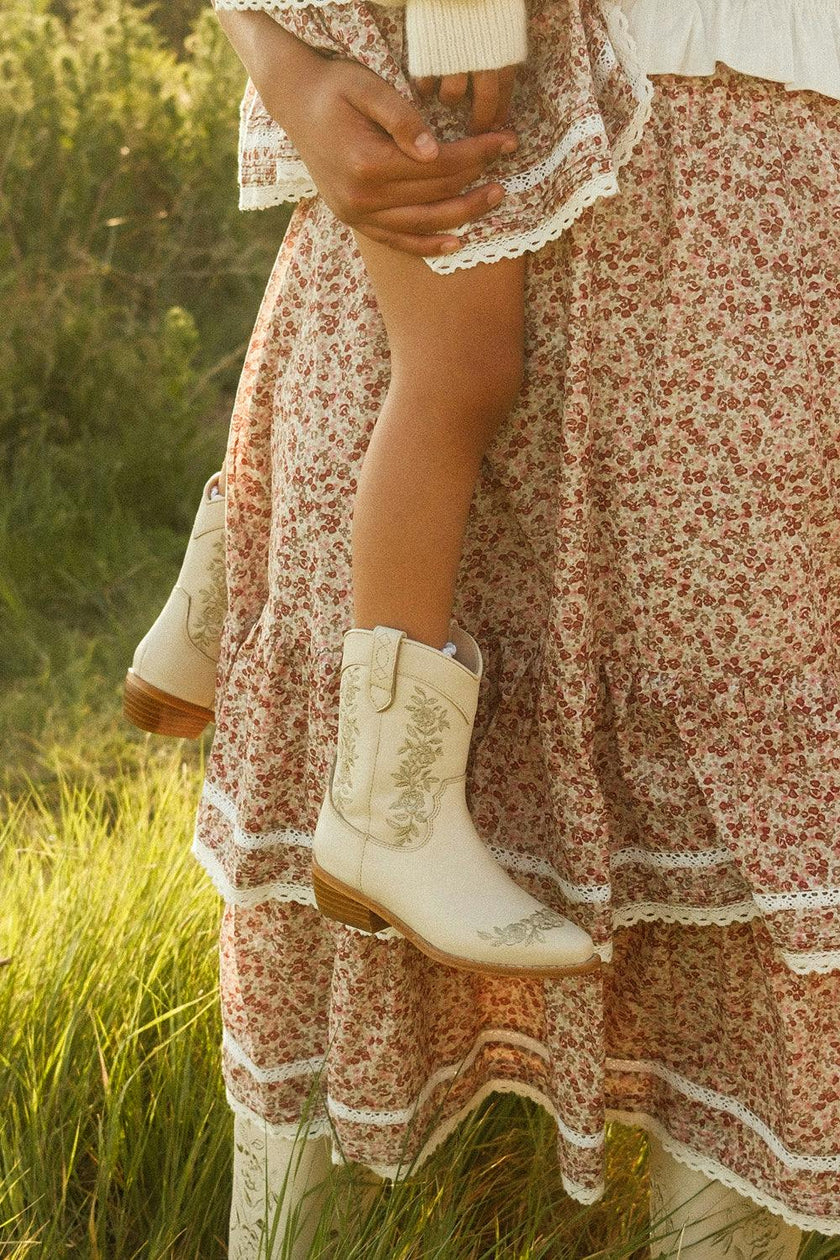 Mini Avery Boot in Cream