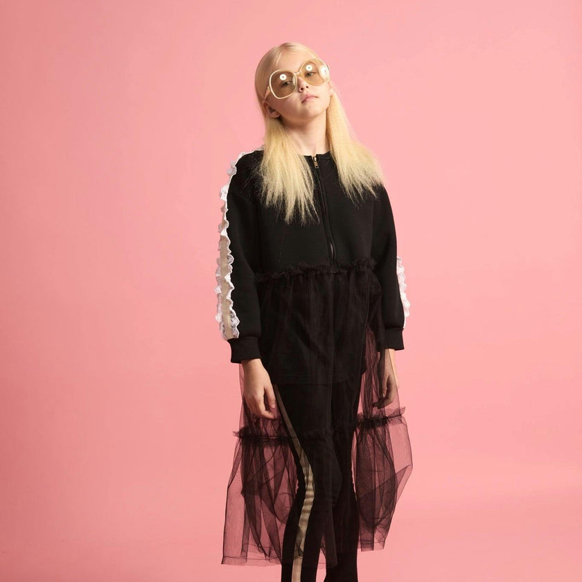 Neoprene Tulle Jacket