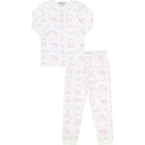 Pink Lone Star Toile Pajamas