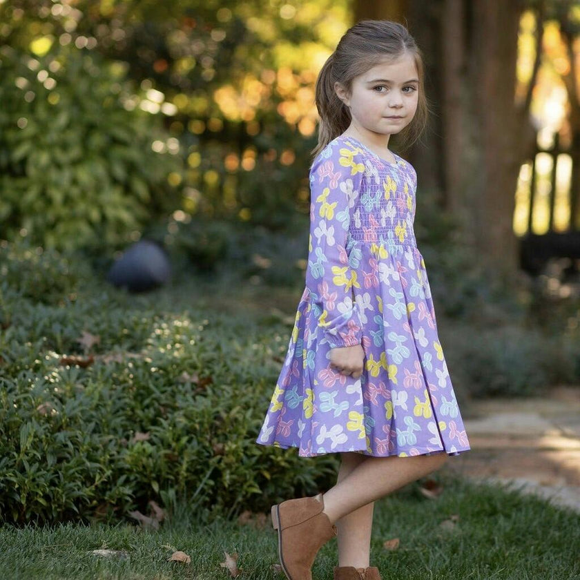 Ruched Dress in Balloon Animals