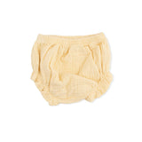 Solid Muslin Italian Straw - Smocked Top with Bloomer