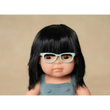 Colourful Edition Collection - Baby Doll Asian Girl with Glasses 15” (lead color rompers)
