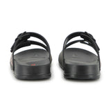 Boys Black Logo Sliders