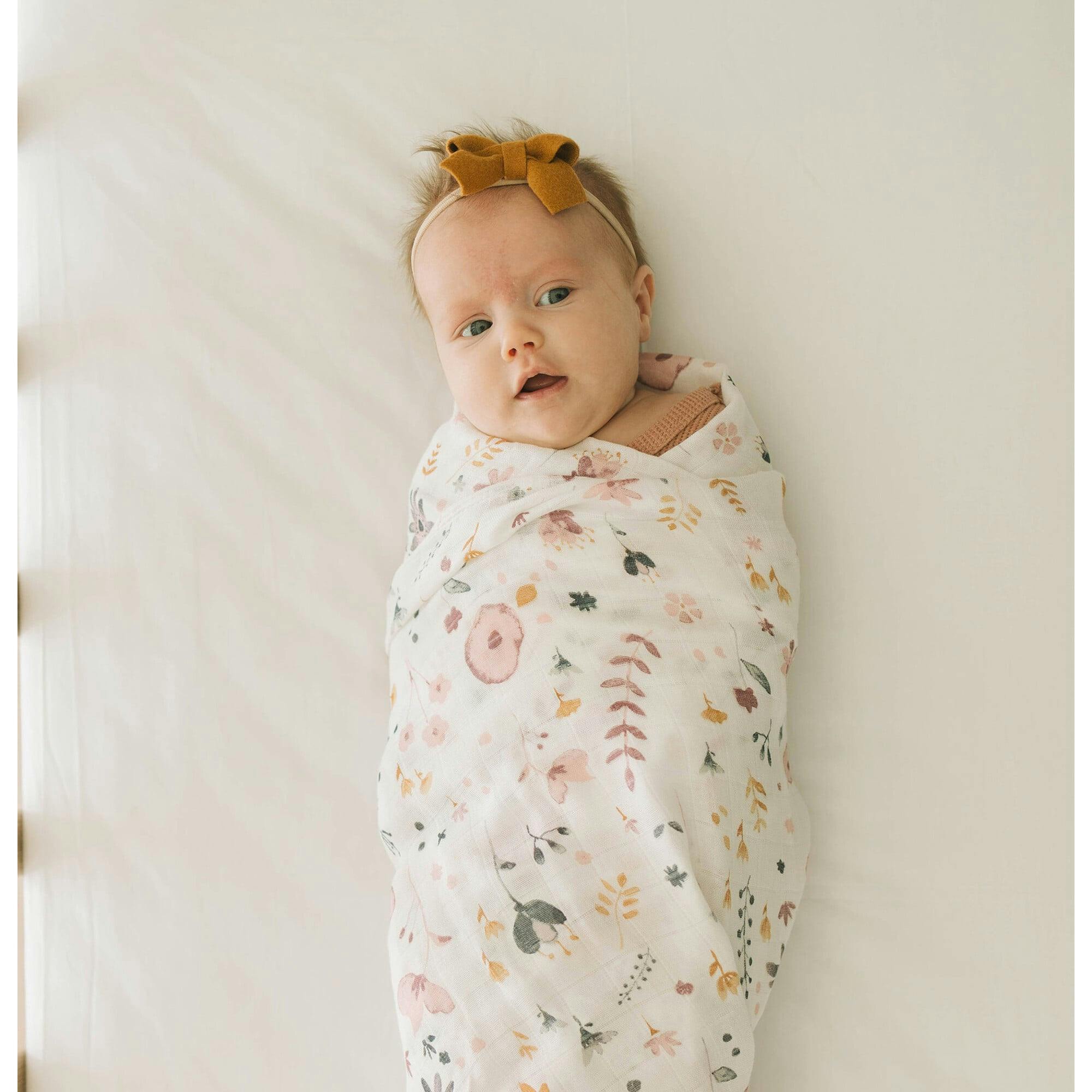 Deluxe Muslin Swaddle Blanket 2 Pack - Fairy Gardens