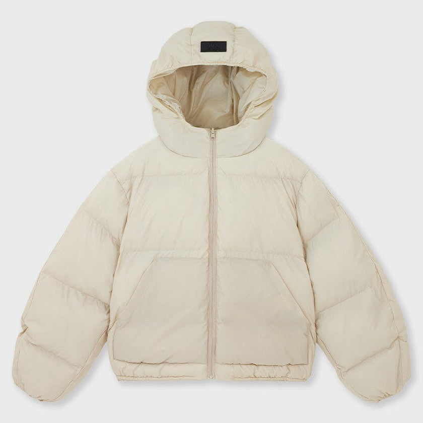 Cropped Lightweight Reversible Puffer