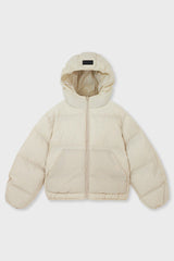 Cropped Lightweight Reversible Puffer