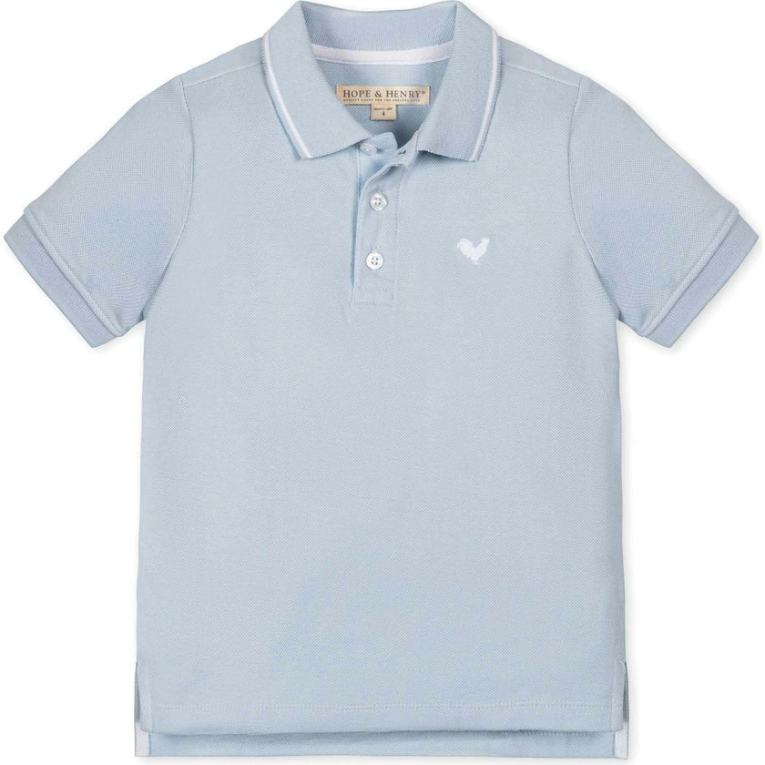 Organic Short Sleeve Knit Pique Polo Shirt