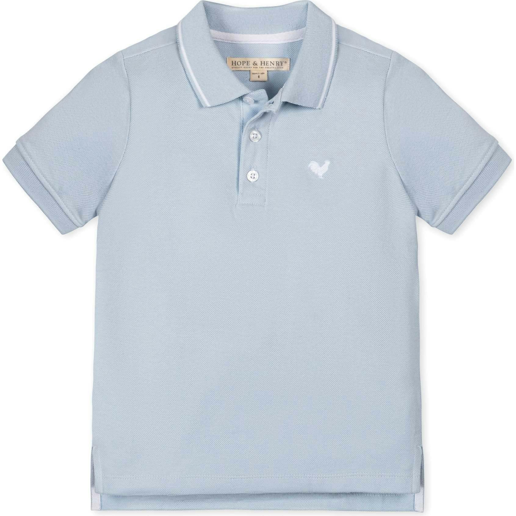 Organic Short Sleeve Knit Pique Polo Shirt