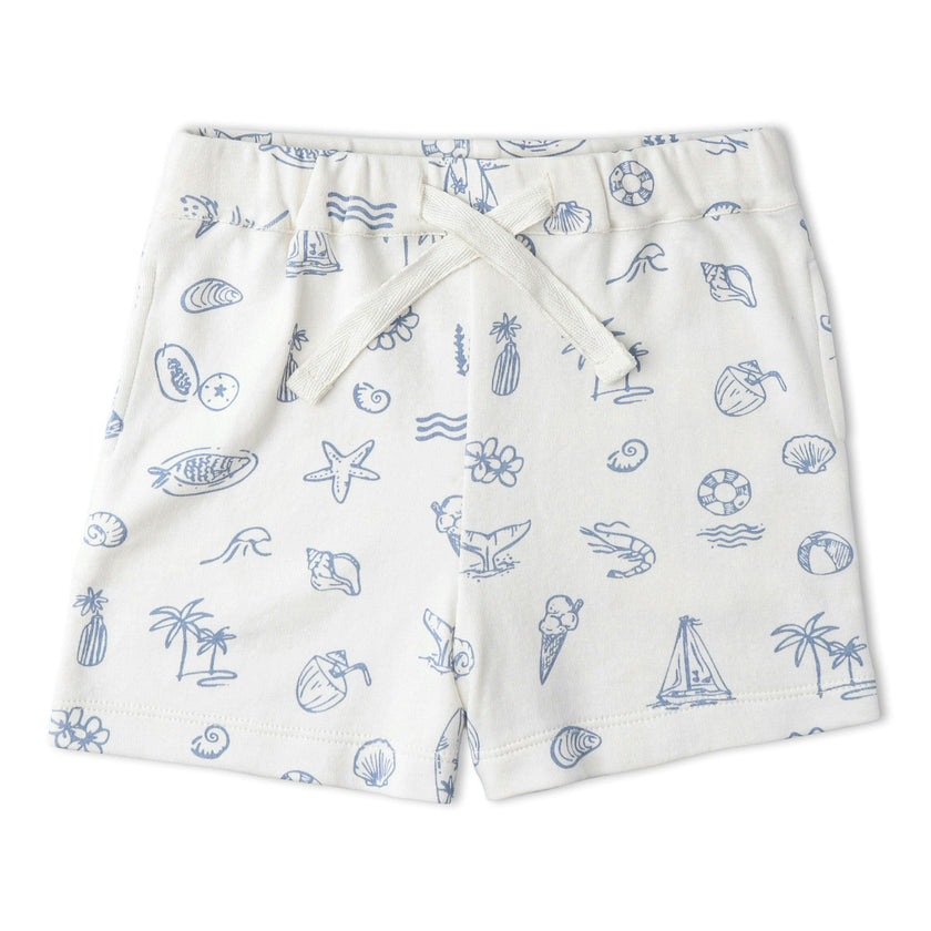 Organic Tee & Shorts Set - Coastal