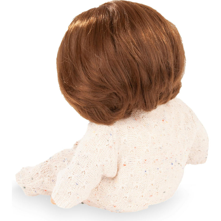 Gotz Muffin “Cozy Knits” Baby Doll – 13" Soft‑Body Doll with Brown Sleeping Eyes