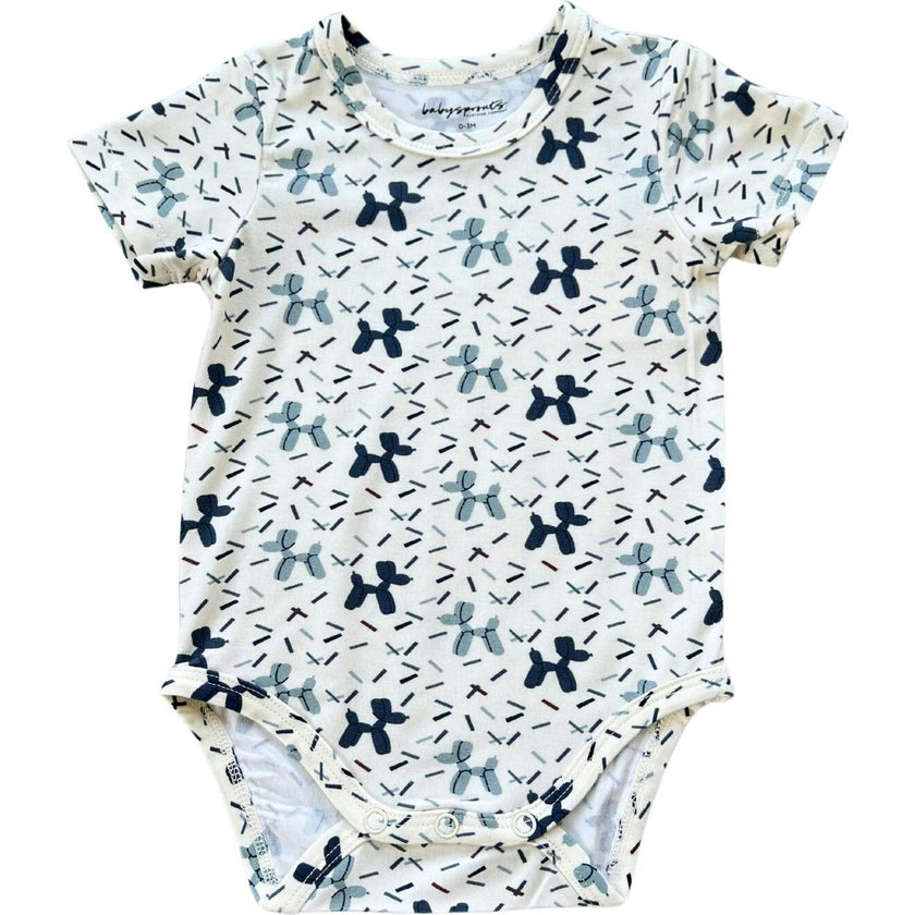 Baby Short Sleeve Bodysuit Retro America